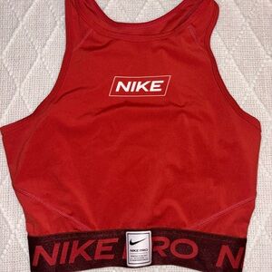 Nike Pro Dri-FIT Red Sports Top